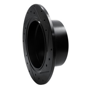 BMW Z3 Brake Rotor (1) - Rear Left - R1 Concepts - Drilled & Slotted - Black - `96-`02